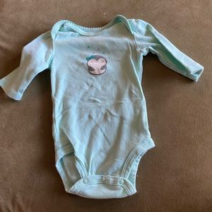 3M teal onesie with sleeves